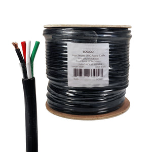 Best 500ft Speaker Wire 16AWG 4 Conductor 16/4 Direct Burial In-Wall Audio Copper