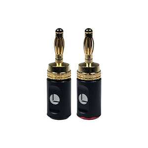 Best Banana Plugs Audio Jack 24k Gold Plated Speaker Wire Screw Connector