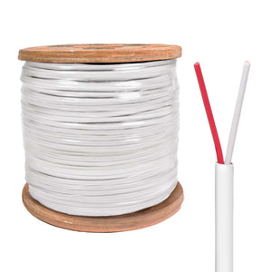 Best 20/2 Thermostat Wire HVAC Bare Copper CMR/Riser-Rated Power Circuit 500ft White