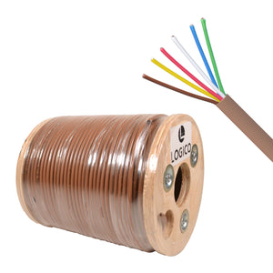 Best 18/6 Thermostat Wire HVAC Bare Copper Cable CMR/Riser-Rated Power Circuit 500ft
