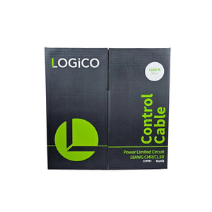 Best 1000ft 18/4 Shielded CMR/CL3R Security Alarm Bare Copper Cable PVC Jacket White