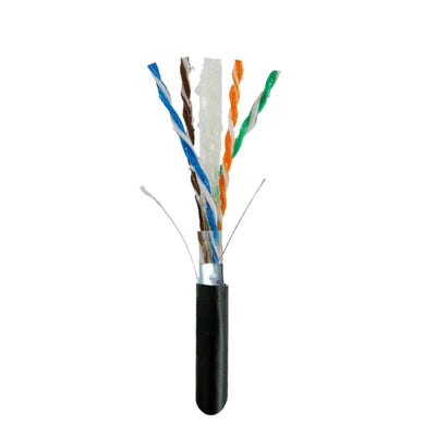 Best Cat6 Shielded Ethernet Cable Gel Solid Bare Copper Direct Burial 550Mhz 1000ft 23AWG
