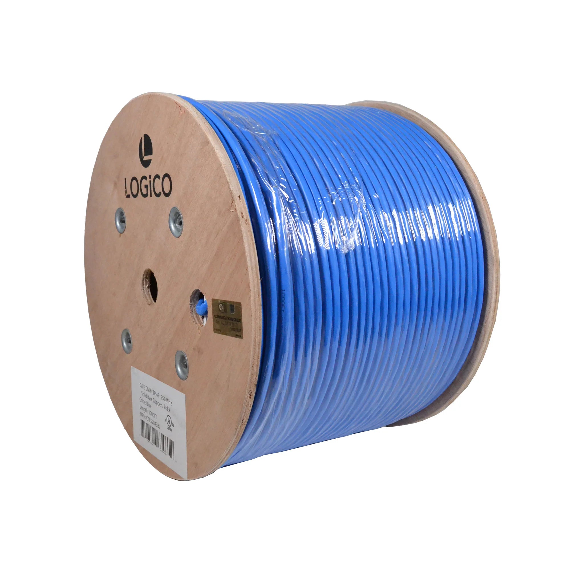 Cat6 Shielded Ethernet Cable | CMR Riser 23AWG Solid Bare Copper ...