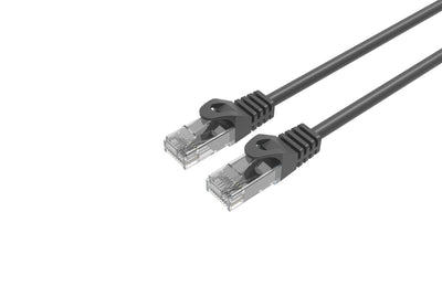 Best Cat6 Slim Patch Cable 28AWG Pure Bare Copper RJ-45 Ethernet Cable 1ft Black
