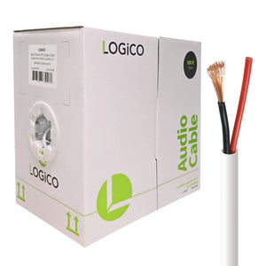 Best 500ft Speaker Wire 16AWG 2 Conductor 16/2 CL3 In-Wall Audio Bare Copper Cable