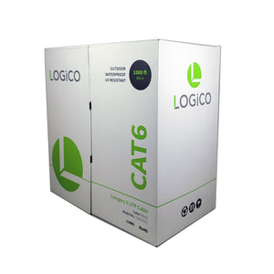 Best Cat6 Unshielded Cable 1000ft UTP Ethernet Network Direct Burial 23AWG CCA 550Mhz