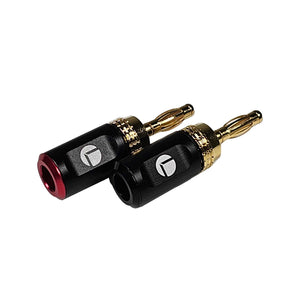 Best Banana Plugs Audio Jack 24k Gold Plated Speaker Wire Screw Connector