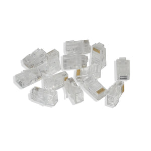 Best 100 pieces RJ45 8P8C CAT5e/CAT6 Modular plug ethernet gold plated network connector