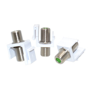 Best Snap-In F-Type Insert Keystone Connector Module Coax Cable Wall Jack