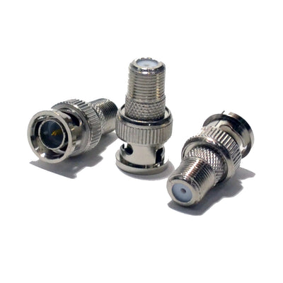 Best BNC Male to F Female Connector Adapter for Coaxial Cable CCTV