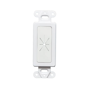 Best Decorator Wall Plate Insert with Flexible Opening White