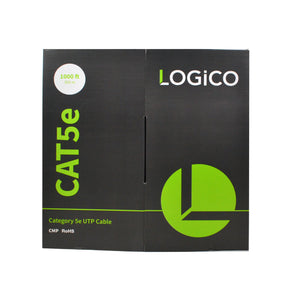 Best Cat5e Plenum Ethernet Network Cable 1000ft 24AWG 350Mhz CMP Solid Copper Blue