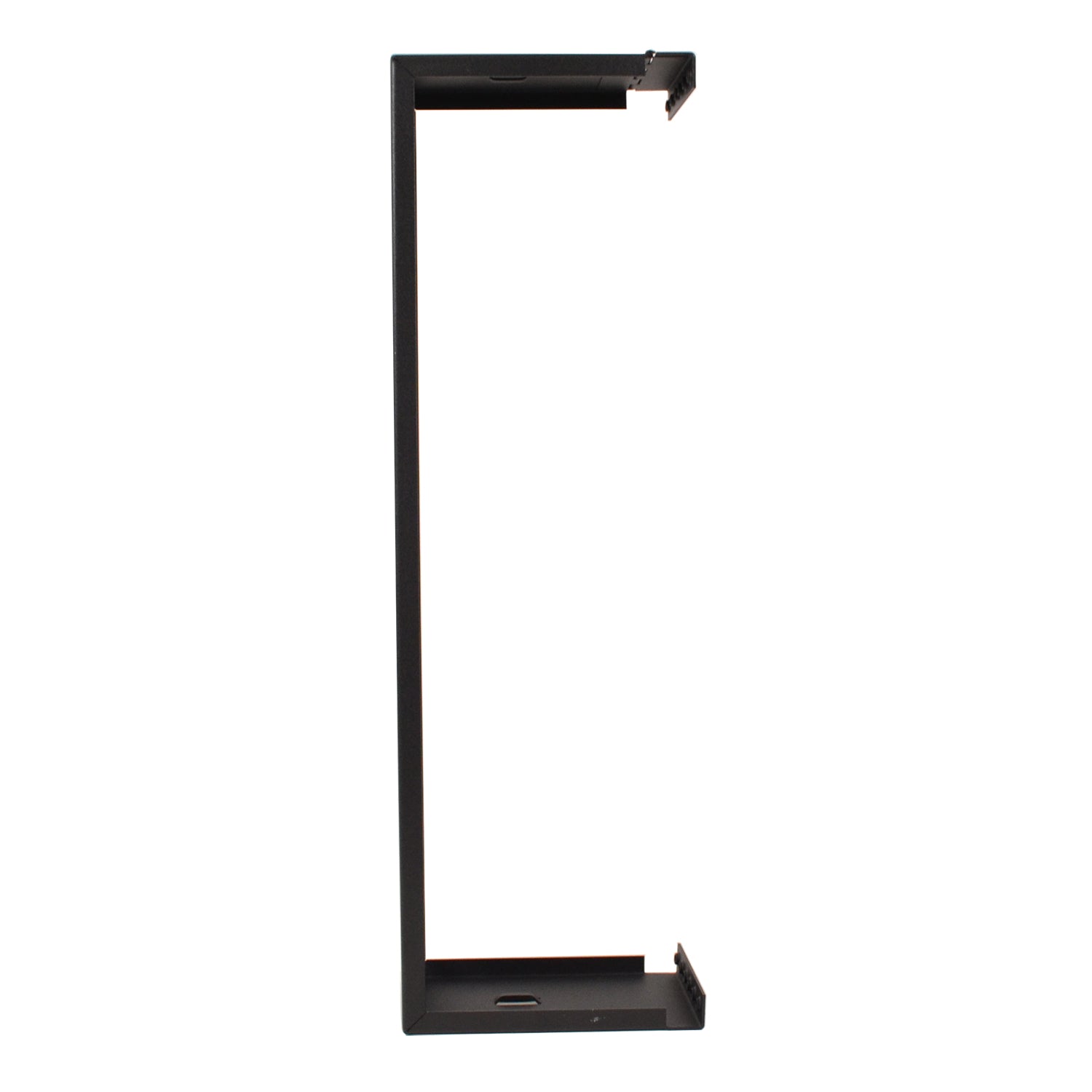 19" 2U Hinged Wall Mount Patch Panel Bracket - Steel Swing - Out Rack ...