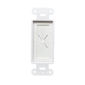 Best Decorator Wall Plate Insert with Flexible Opening White