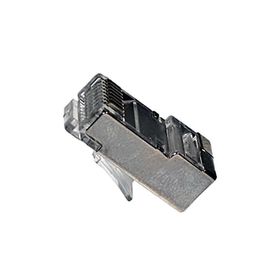 Best CAT5e/CAT6 RJ45 8P8C Pass Through Modular Plug shielded connector, 100pcs