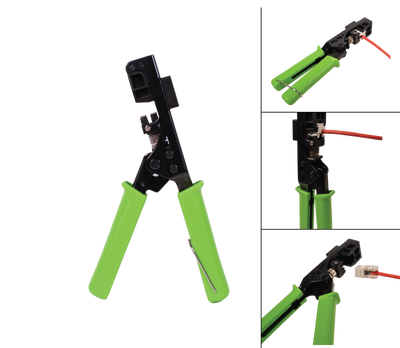 Best RJ45 Punch Down Crimping Termination Tool 8 in 1 for 90°  Keystone Jacks