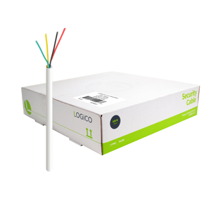 Best 500ft 22/4 Unshielded CCA Security Alarm Control Wire Stranded PVC Jacket White