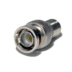 Best BNC Male to F Female Connector Adapter for Coaxial Cable CCTV