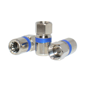 Best RG6 Dual Shield Coaxial Self Lock F-Type Connector