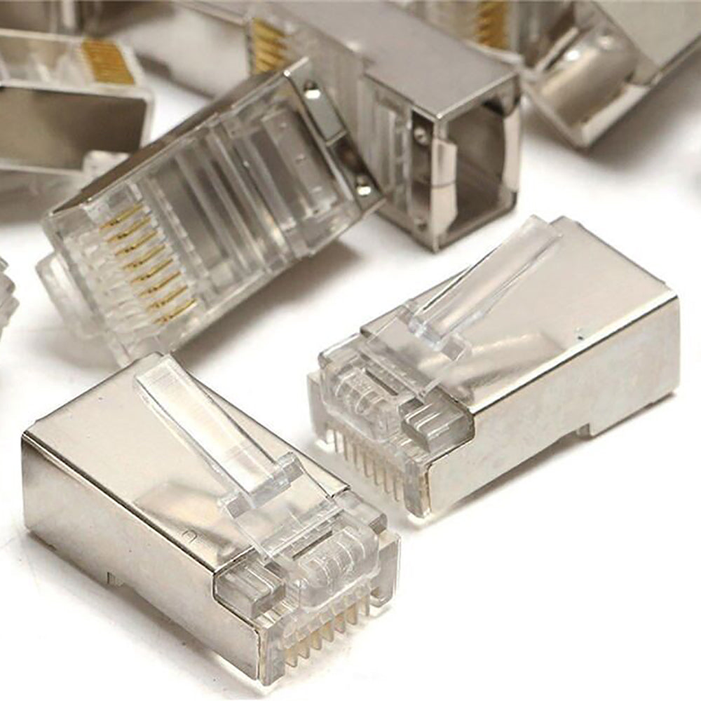 Logico RJ45 CAT6 Shielded Connectors w/ Load Bar – 100pcs - Tektel.com