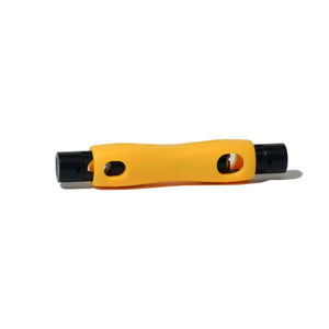 Pen-style stripping tool for RG59, RG6, RG7 & RG11 coax cables. Clean, safe cuts for TV, CCTV, radio & data. Durable, ergonomic & precise.
