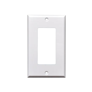 Best 1 Gang Standard Decorator Wall Plate White