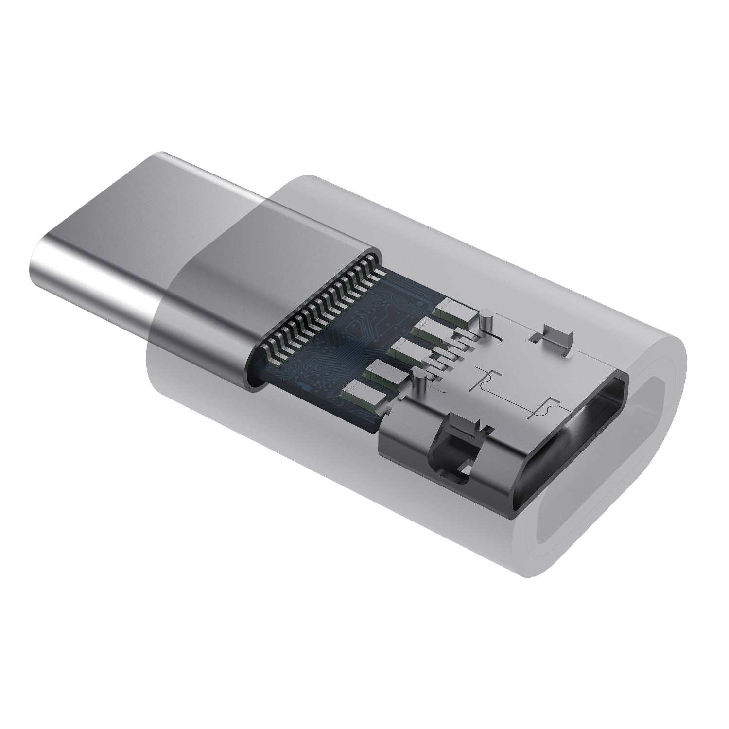Cavo Adattatore USB Type-C A Micro USB - Carica E Sincronizza Dati