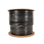 RG11 Coax Cable Tri Shield 14AWG Outdoor/Direct Burial Gel Black jacket -  Tektel.com