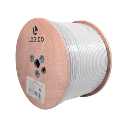 Best RG6 Coaxial Cable 18AWG Quad Shield 1000ft TV Antenna Satellite White