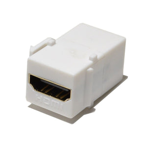 Best HDMI Keystone Insert Jack Female to Female Adapter Coupler White