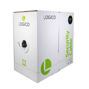 Best 500ft 18/8 Shielded CCA Security Alarm Control Wire Stranded PVC Jacket White