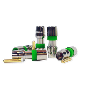 Best Audio Video RCA Compression Connector for RG59 Coaxial Cable CCTV