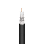 RG11 Coax Cable Tri Shield 14AWG Outdoor/Direct Burial Gel Black jacket -  Tektel.com