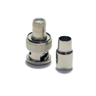 Best Crimp on BNC Male Connector Adapter for RG59 Coax Coaxial CCTV camera