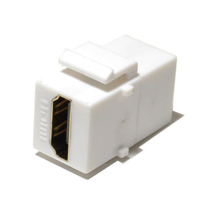 Best HDMI Keystone Insert Jack Female to Female Adapter Coupler White