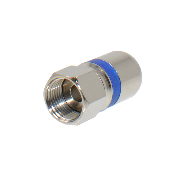 Logico RG6 Dual Shield Self Lock F-Type Connector - Tektel.com